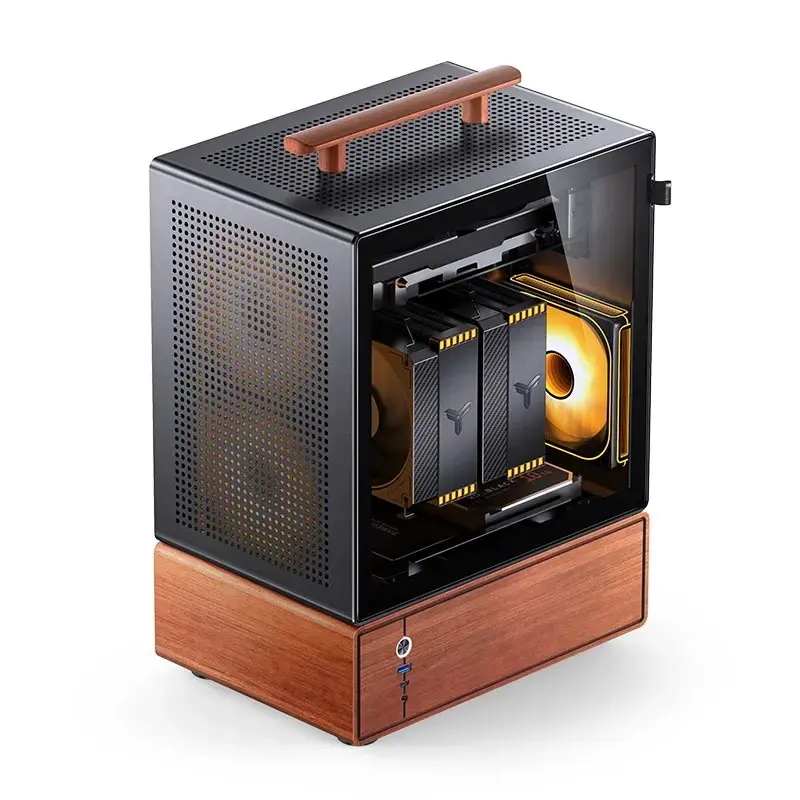 Caja PC Jonsbo T7 Midi-Tower mATX Tempered Glass negro