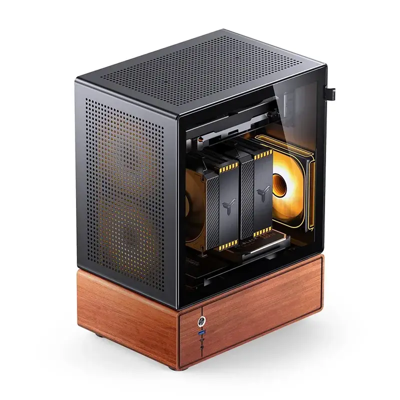 Caja PC Jonsbo T7 Midi-Tower mATX Tempered Glass negro