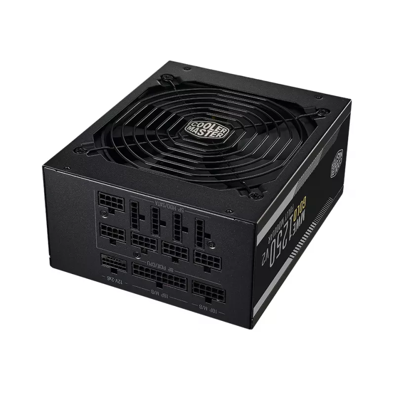 Fuente de alimentación COOLER MASTER Mwe 1250 V2 Gold Totalmente Modular 1250 W ATX Negra