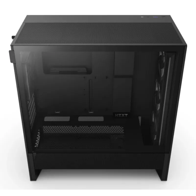 Caja NZXT H5 Flow RGB (2024) Midi Tower, negro