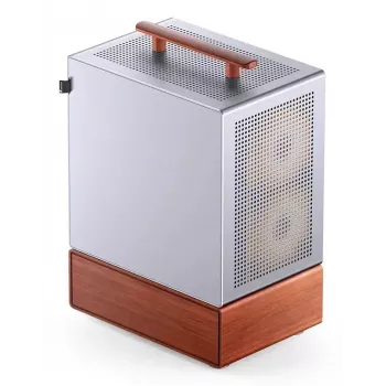 Caja PC Jonsbo T7 Midi Tower mATX Tempered Glass Plata