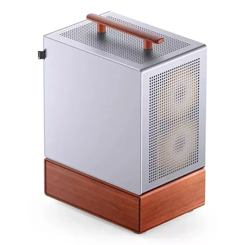 Caja PC Jonsbo T7 Midi Tower mATX Tempered Glass Plata