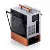 Caja PC Jonsbo T7 Midi Tower mATX Tempered Glass Plata