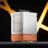 Caja PC Jonsbo T7 Midi Tower mATX Tempered Glass Plata