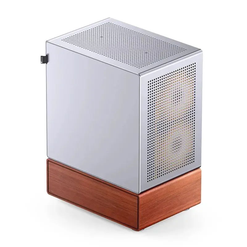 Caja PC Jonsbo T7 Midi Tower mATX Tempered Glass Plata