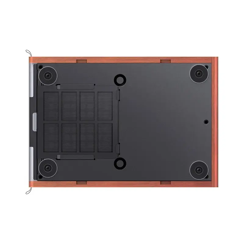 Caja PC Jonsbo T7 Midi Tower mATX Tempered Glass Plata