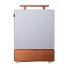 Caja PC Jonsbo T7 Midi Tower mATX Tempered Glass Plata