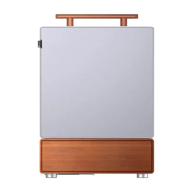 Caja PC Jonsbo T7 Midi Tower mATX Tempered Glass Plata