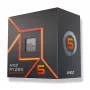 Procesador AMD Ryzen 5 7400, socket AM5, 6 núcleos, 3,3 GHz base / 4,3 GHz boost, 16 MB L3, DDR5, Radeon Graphics