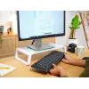 Soporte de monitor / base de escritorio Trust 25351 transparente, blanco