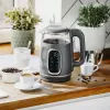 Hervidor de agua eléctrico Adler AD 1305 G — 1,7 L, 2200 W, termostato regulable, indicador LED, gris