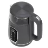 Hervidor de agua eléctrico Adler AD 1305 G — 1,7 L, 2200 W, termostato regulable, indicador LED, gris