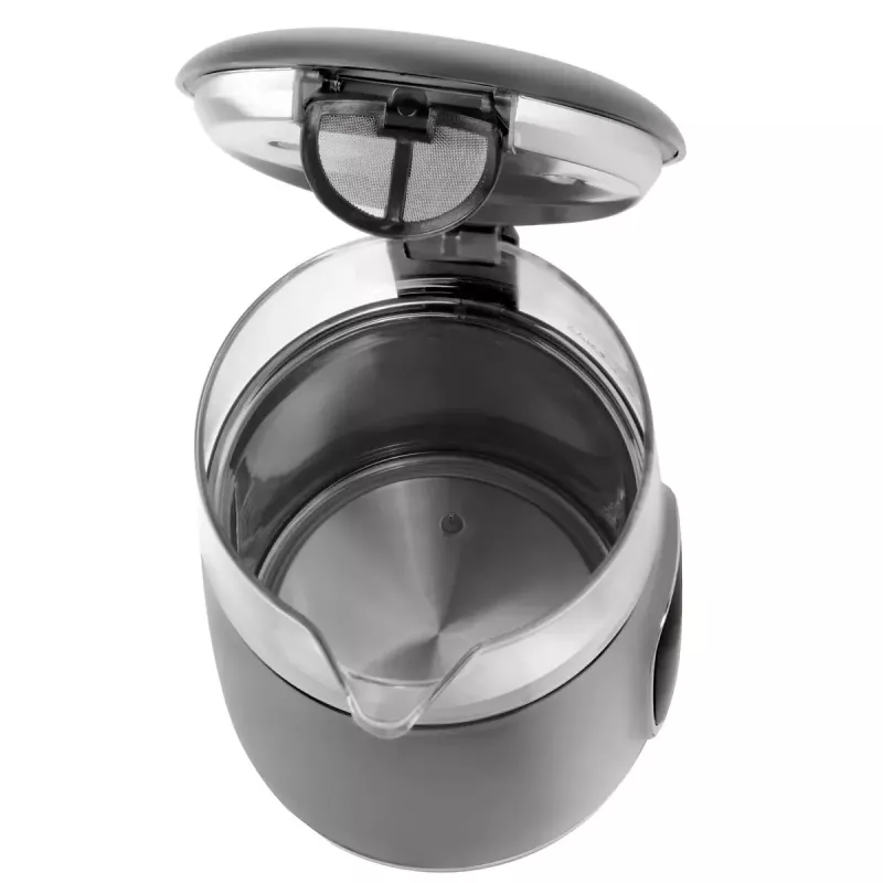 Hervidor de agua eléctrico Adler AD 1305 G — 1,7 L, 2200 W, termostato regulable, indicador LED, gris
