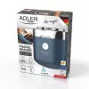 Afeitadora rotativa Adler AD 2937, 2 cabezales giratorios, batería de Li-Ion 250 mAh recargable, lavable, inalámbrica, azul