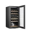 Vinoteca termoeléctrica Adler AD 8080, de libre instalación negra, 24 botellas, 2 zonas, 60 L, control táctil