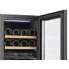 Vinoteca termoeléctrica Adler AD 8080, de libre instalación negra, 24 botellas, 2 zonas, 60 L, control táctil