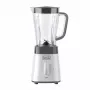 Batidora de mesa Black & Decker BXJB500E – 1,5 L jarra de vidrio, 500 W, 2 velocidades, pulsación, Ice-Crush