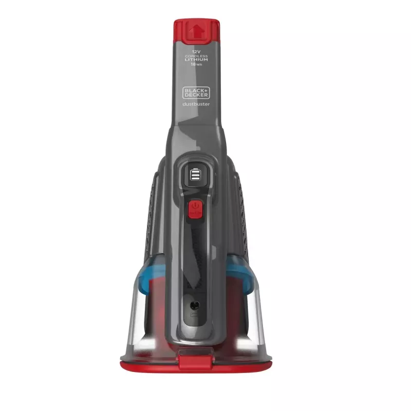 Aspirador de mano Black & Decker BHHV315J — 12V inalámbrico, 20 AW de potencia de succión, 0,7 L sin bolsa, 16 min de autonomía