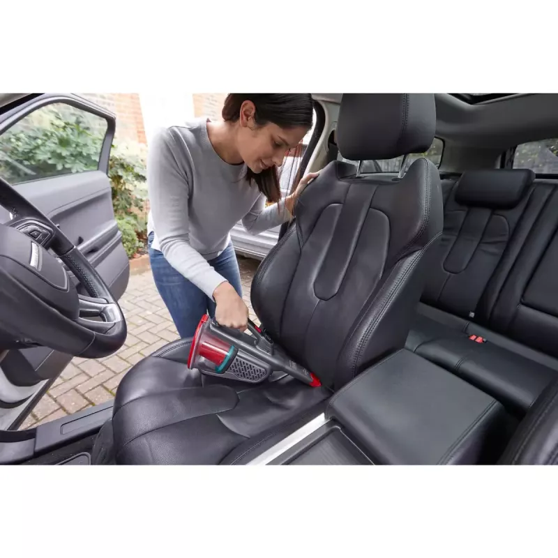 Aspirador de mano Black & Decker BHHV315J — 12V inalámbrico, 20 AW de potencia de succión, 0,7 L sin bolsa, 16 min de autonomía