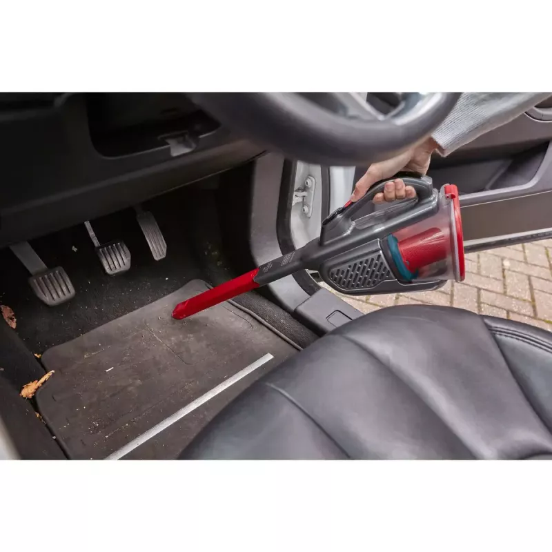 Aspirador de mano Black & Decker BHHV315J — 12V inalámbrico, 20 AW de potencia de succión, 0,7 L sin bolsa, 16 min de autonomía