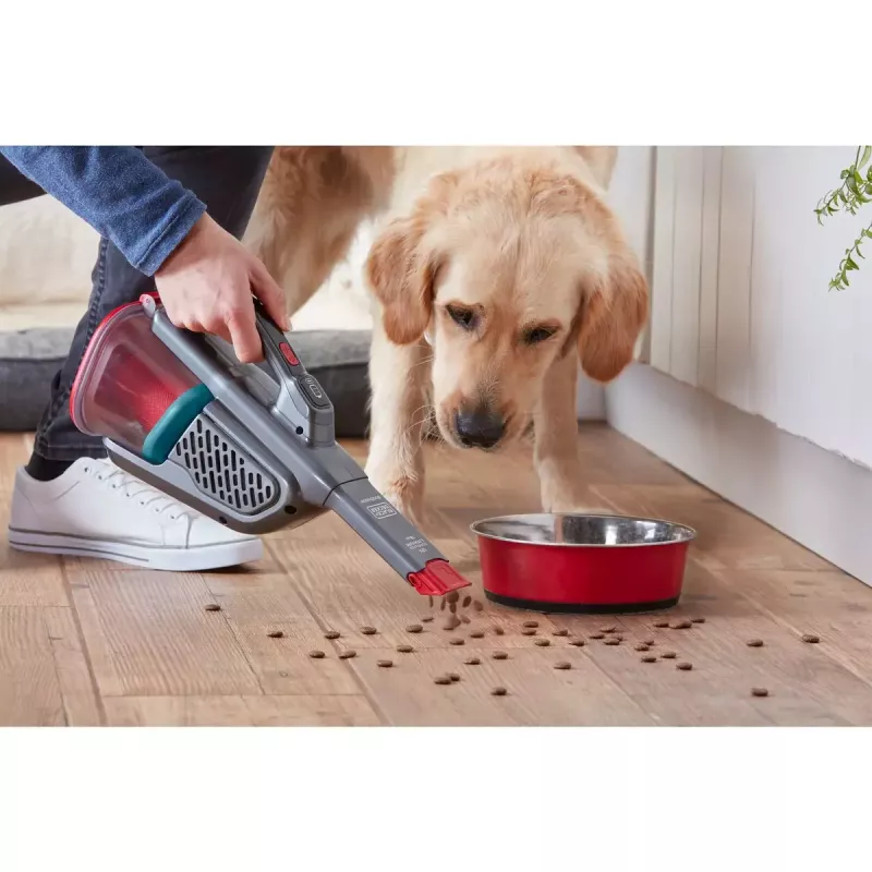 Aspirador de mano Black & Decker BHHV315J — 12V inalámbrico, 20 AW de potencia de succión, 0,7 L sin bolsa, 16 min de autonomía