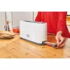 Tostadora Black & Decker BXTO1001E 1 ranura 1000 W blanca, 7 niveles de tostado, ranura larga