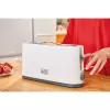 Tostadora Black & Decker BXTO1001E 1 ranura 1000 W blanca, 7 niveles de tostado, ranura larga