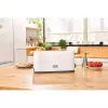 Tostadora Black & Decker BXTO1001E 1 ranura 1000 W blanca, 7 niveles de tostado, ranura larga