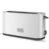 Tostadora Black & Decker BXTO1001E 1 ranura 1000 W blanca, 7 niveles de tostado, ranura larga