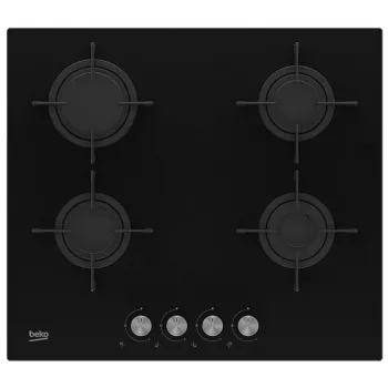 Placa de cocina Beko HILG 64220 S negra empotrable gas 4 zonas