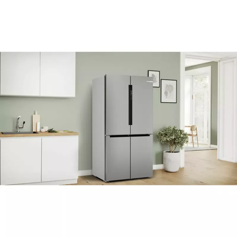 Frigorífico side-by-side Bosch Serie 4 KFN96VPEA, 605 L (frigorífico 405 L / congelador 200 L), NoFrost, acero inoxidable