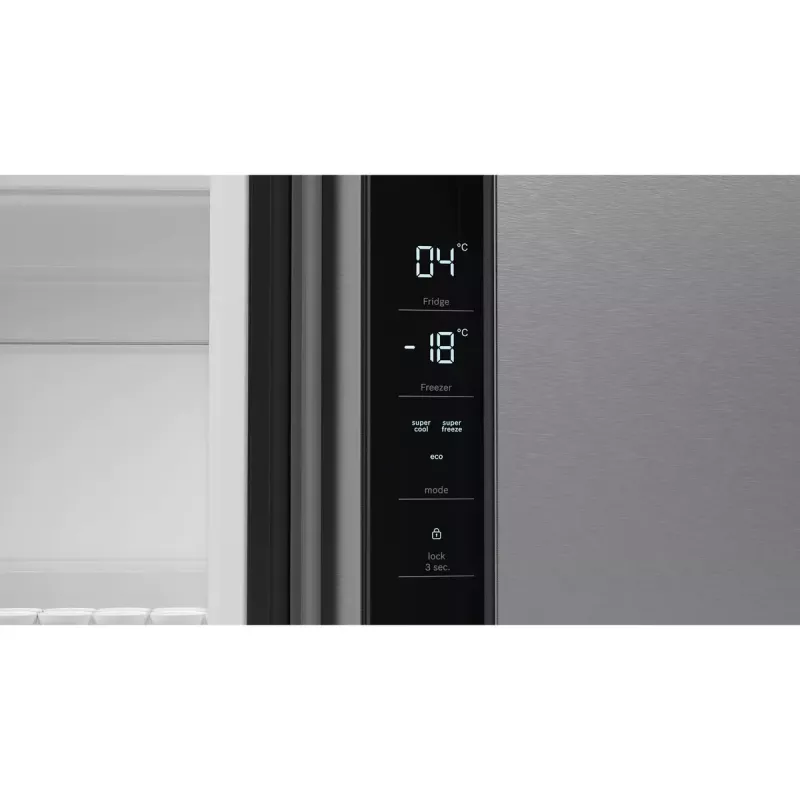 Frigorífico side-by-side Bosch Serie 4 KFN96VPEA, 605 L (frigorífico 405 L / congelador 200 L), NoFrost, acero inoxidable