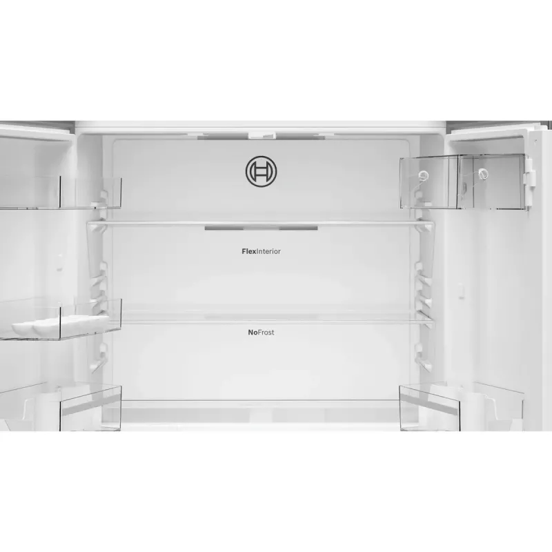 Frigorífico side-by-side Bosch Serie 4 KFN96VPEA, 605 L (frigorífico 405 L / congelador 200 L), NoFrost, acero inoxidable
