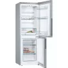 Frigorífico combi Bosch Serie 4 KGV33VLEA — independiente, acero inoxidable, 289 l de volumen total (195 l frigorífico / 94 l congelador), clase E, 176 cm