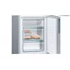 Frigorífico combi Bosch Serie 4 KGV33VLEA — independiente, acero inoxidable, 289 l de volumen total (195 l frigorífico / 94 l congelador), clase E, 176 cm