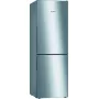 Frigorífico combi Bosch Serie 4 KGV33VLEA — independiente, acero inoxidable, 289 l de volumen total (195 l frigorífico / 94 l congelador), clase E, 176 cm
