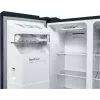 Frigorífico side-by-side Bosch Serie 6 KAD93ABEP, 562 L de volumen total, frigorífico 371 L, congelador 191 L, NoFrost, máquina de hielo, negro