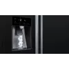Frigorífico side-by-side Bosch Serie 6 KAD93ABEP, 562 L de volumen total, frigorífico 371 L, congelador 191 L, NoFrost, máquina de hielo, negro