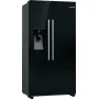 Frigorífico side-by-side Bosch Serie 6 KAD93ABEP, 562 L de volumen total, frigorífico 371 L, congelador 191 L, NoFrost, máquina de hielo, negro
