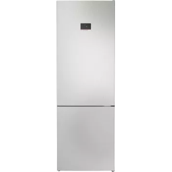 Frigorífico combi independiente Bosch Serie 4 KGN497LDF — 440 L total, 311 L frigorífico + 129 L congelador, NoFrost, pantalla LED, acero inoxidable
