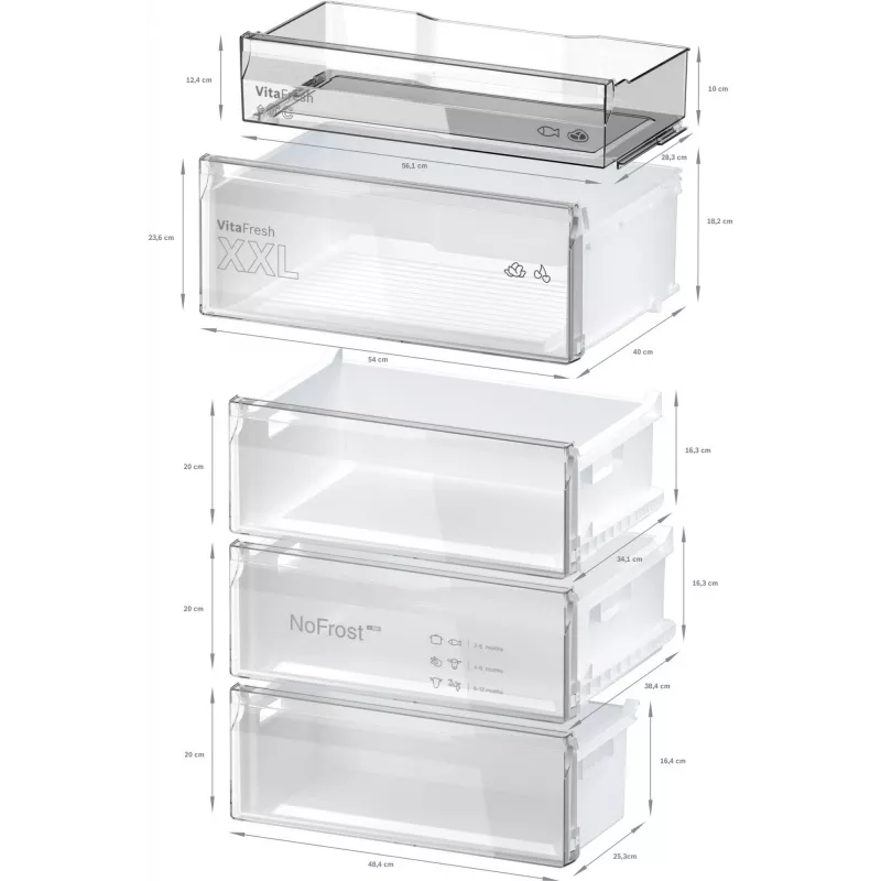 Bosch KGN497LDF frigorífico combi