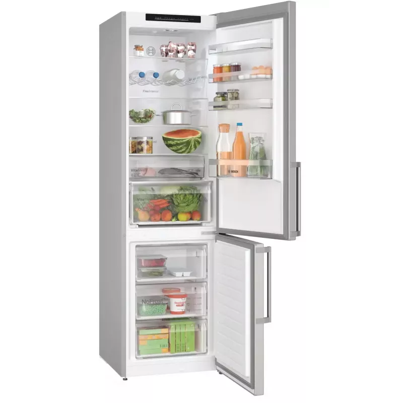 Bosch Serie 4 KGN39VIBT frigorífico combi, independiente, 363 L, clase energética B, acero inoxidable