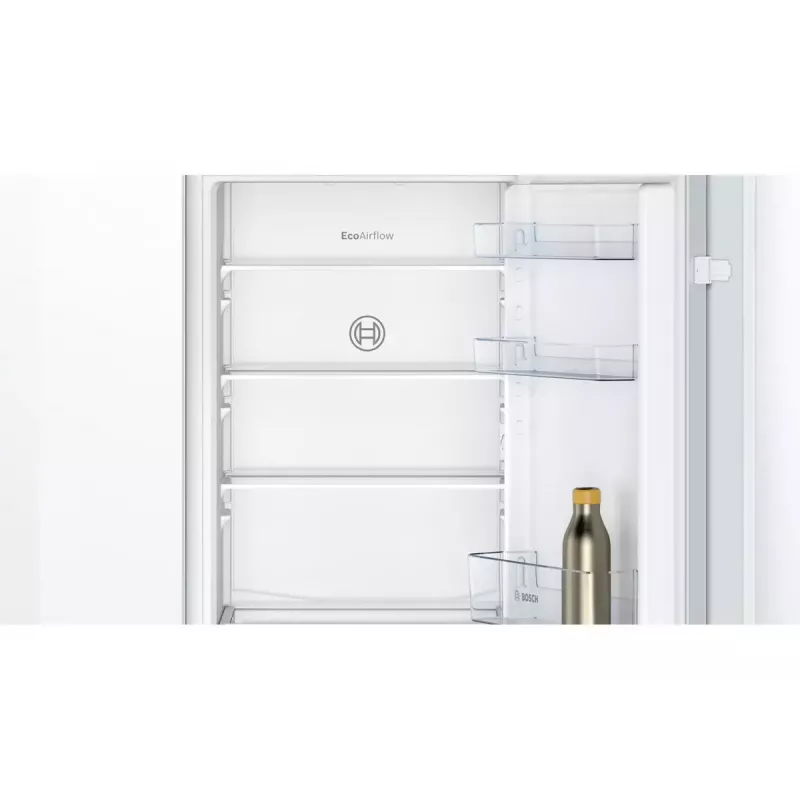 Frigorífico combi empotrable Bosch Serie 2 KIV86NSE0 — 267 L, congelador inferior, blanco, 177,2×54,1×54,8 cm, clase de eficiencia energética E