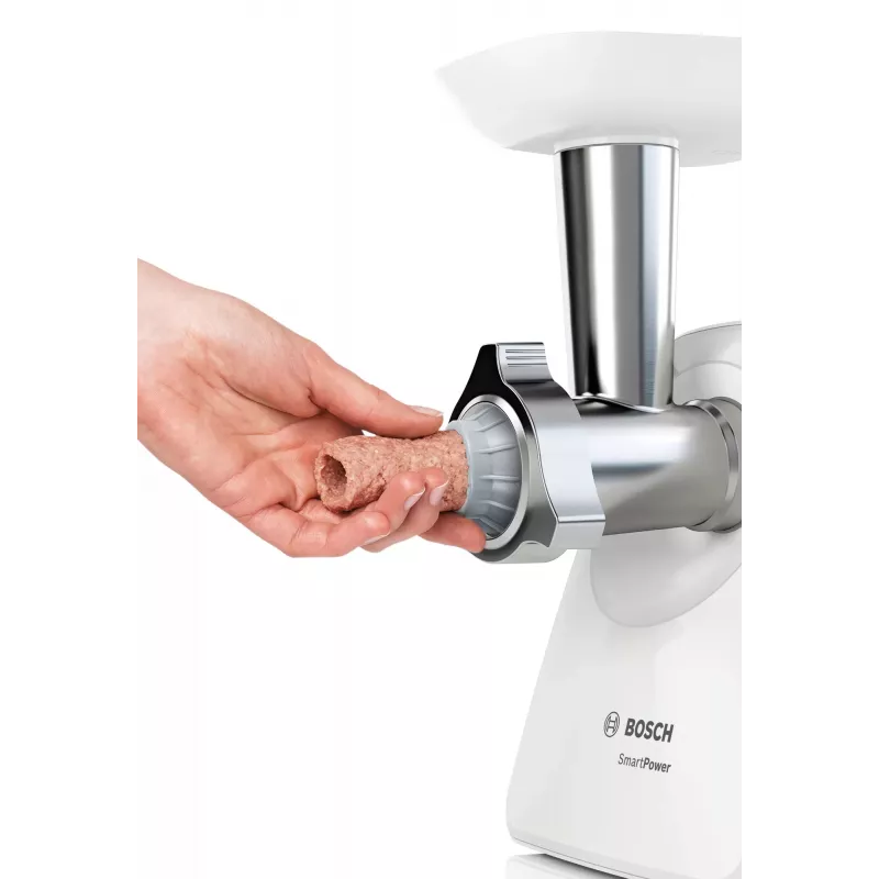 Picadora de carne Bosch MFW2520W 1500 W acero inoxidable, blanca
