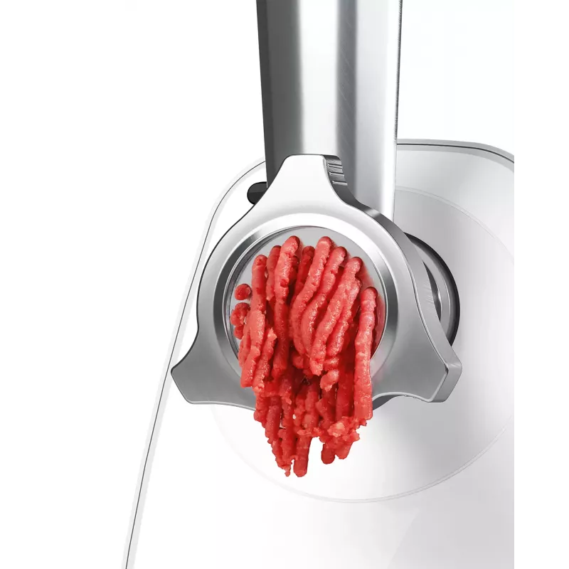 Picadora de carne Bosch MFW2520W 1500 W acero inoxidable, blanca