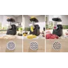 Picadora de carne Bosch Serie 4 MFWS440B 1900 W, negra, plateada