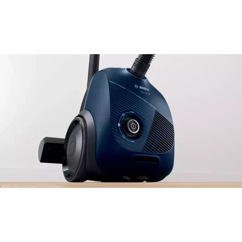 Aspirador de escoba Bosch Serie 2 BGBS2BU1T — 850 W, bolsa de 3,5 l, radio de acción de 8 m, azul