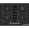 Placa de gas Bosch Serie 4 PNP6B6K40 negra de empotrar 60 cm gas 4 zona(s)
