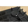 Placa de gas Bosch Serie 4 PNP6B6K40 negra de empotrar 60 cm gas 4 zona(s)