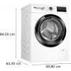 Lavadora Bosch WAN2827FPL de carga frontal 7 kg 1200 rpm A+++ blanca con indicador LED 598×845×590 mm
